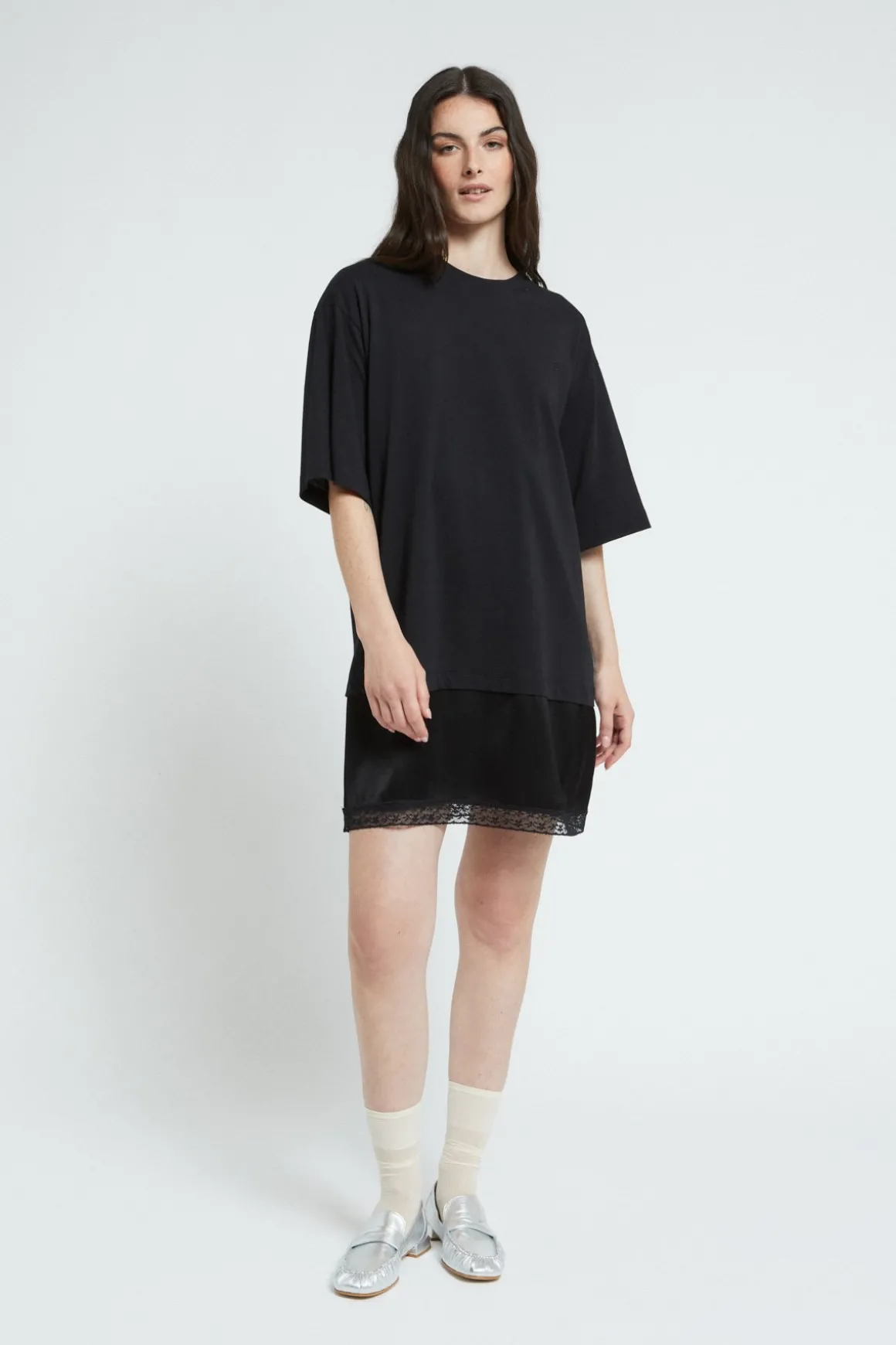 Tee Shirt over size en coton