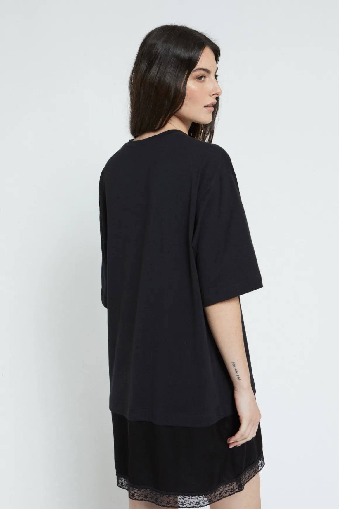 Tee Shirt over size en coton