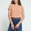 Tee-Shirt en soie mélangée