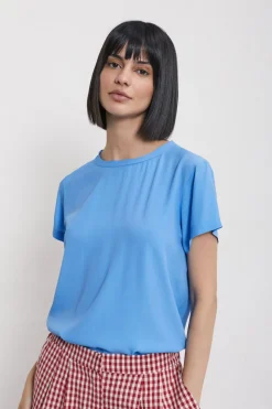 Tee-Shirt en soie mélangée
