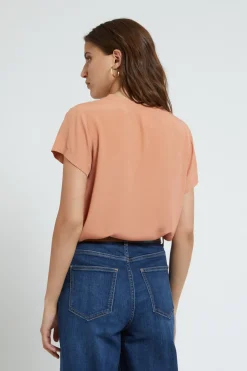 Tee-Shirt en soie mélangée