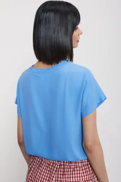 Tee-Shirt en soie mélangée