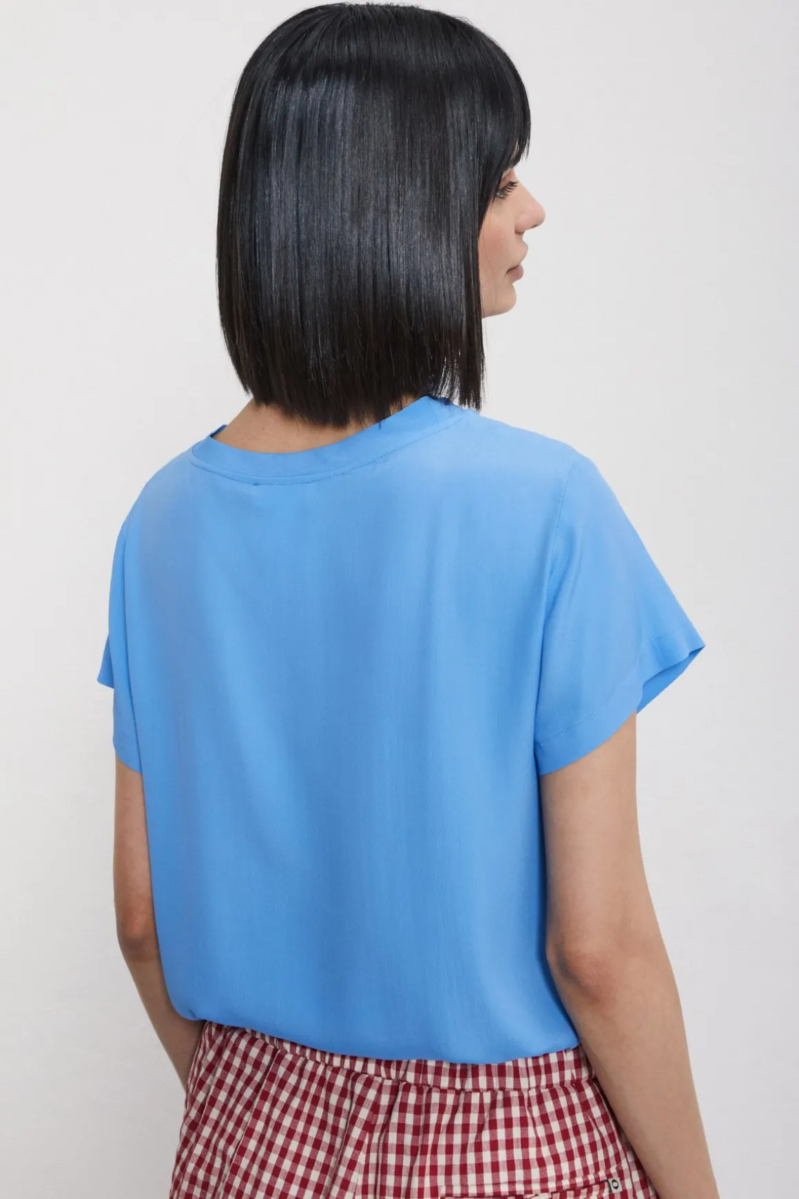 Tee-Shirt en soie mélangée