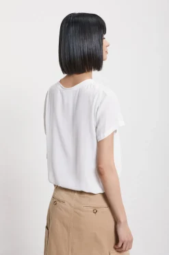 Tee-Shirt en soie mélangée