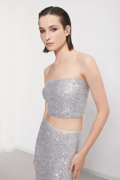 Top avec pailettes