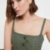 Top bandeau en lin