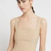 Top en bengaline de coton avec zip
