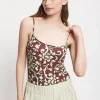 Top en jersey de coton imprimé