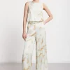Top en viscose imprimée