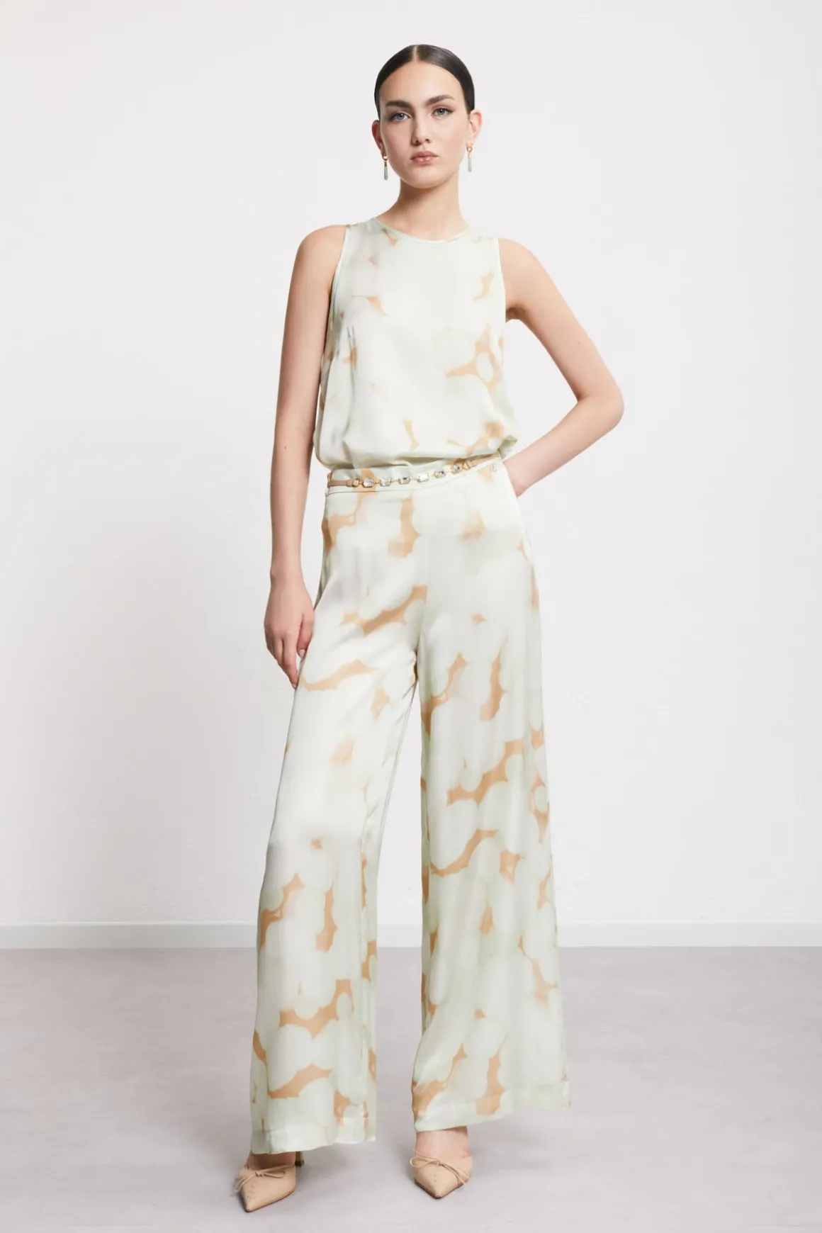 Top en viscose imprimée