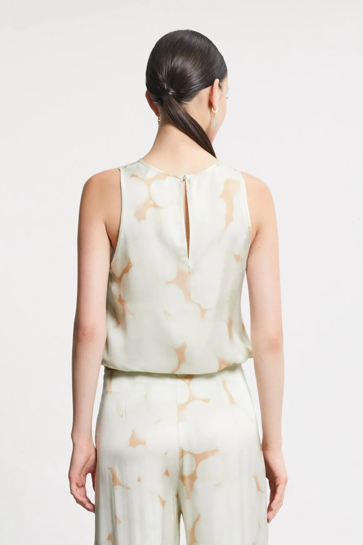 Top en viscose imprimée