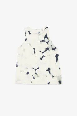 Top en viscose imprimée