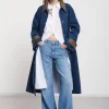 Trench long en coton
