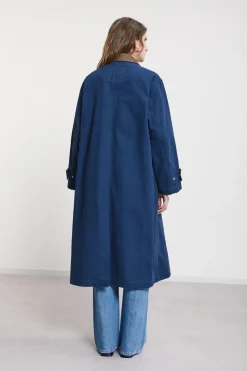 Trench long en coton