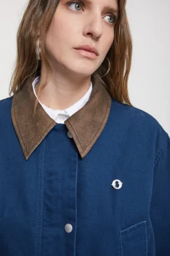 Trench long en coton