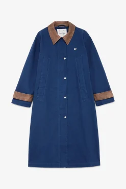 Trench long en coton