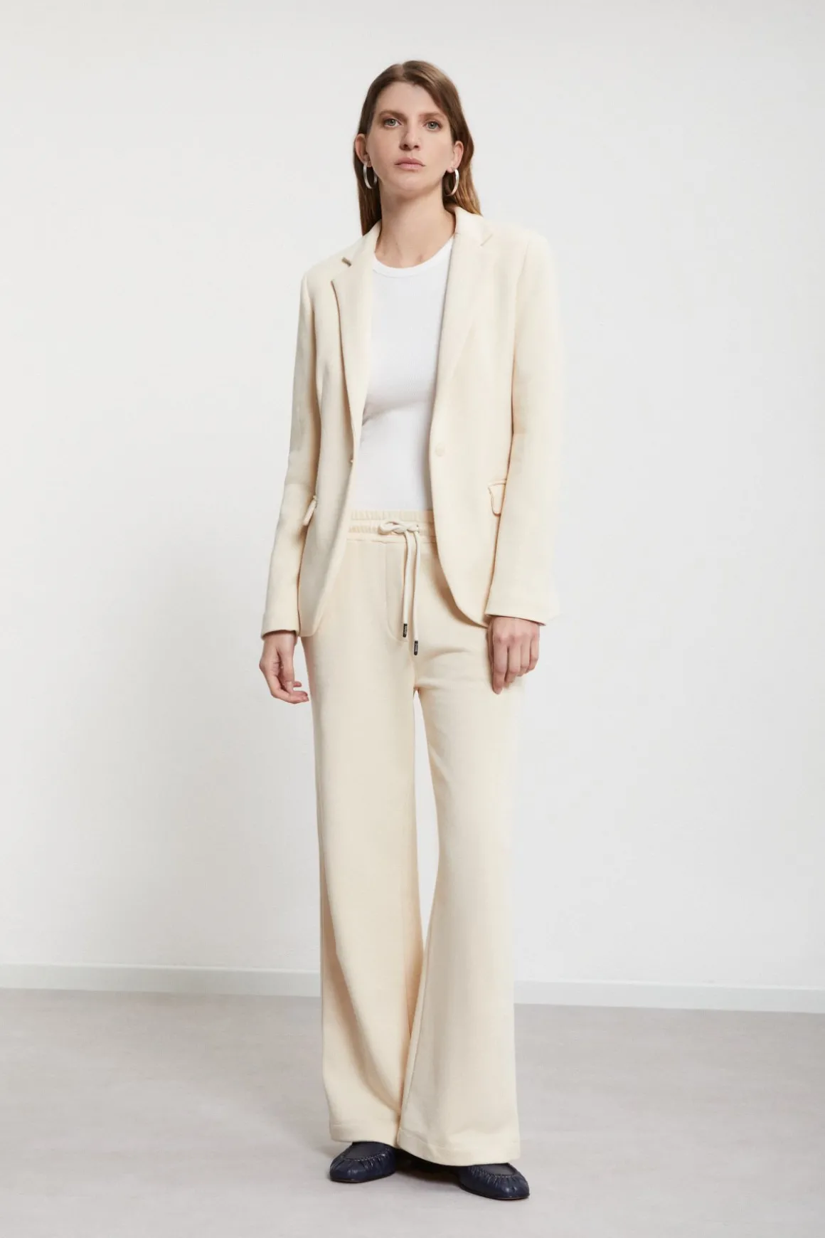 Veste 1 bouton en coton