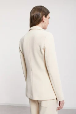 Veste 1 bouton en coton