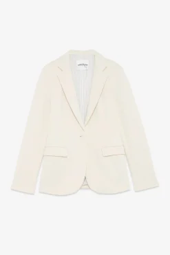 Veste 1 bouton en coton