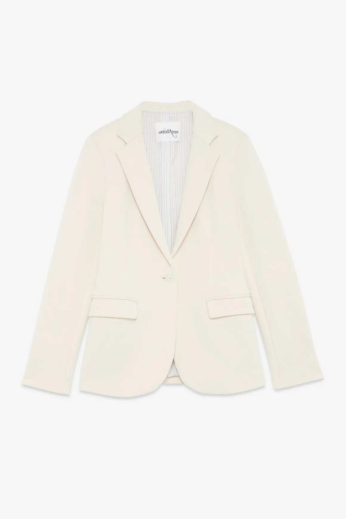 Veste 1 bouton en coton
