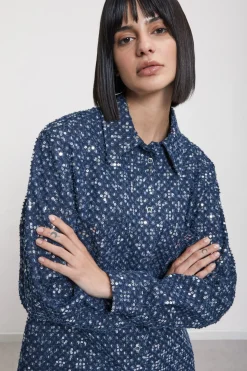 Veste avec paillettes