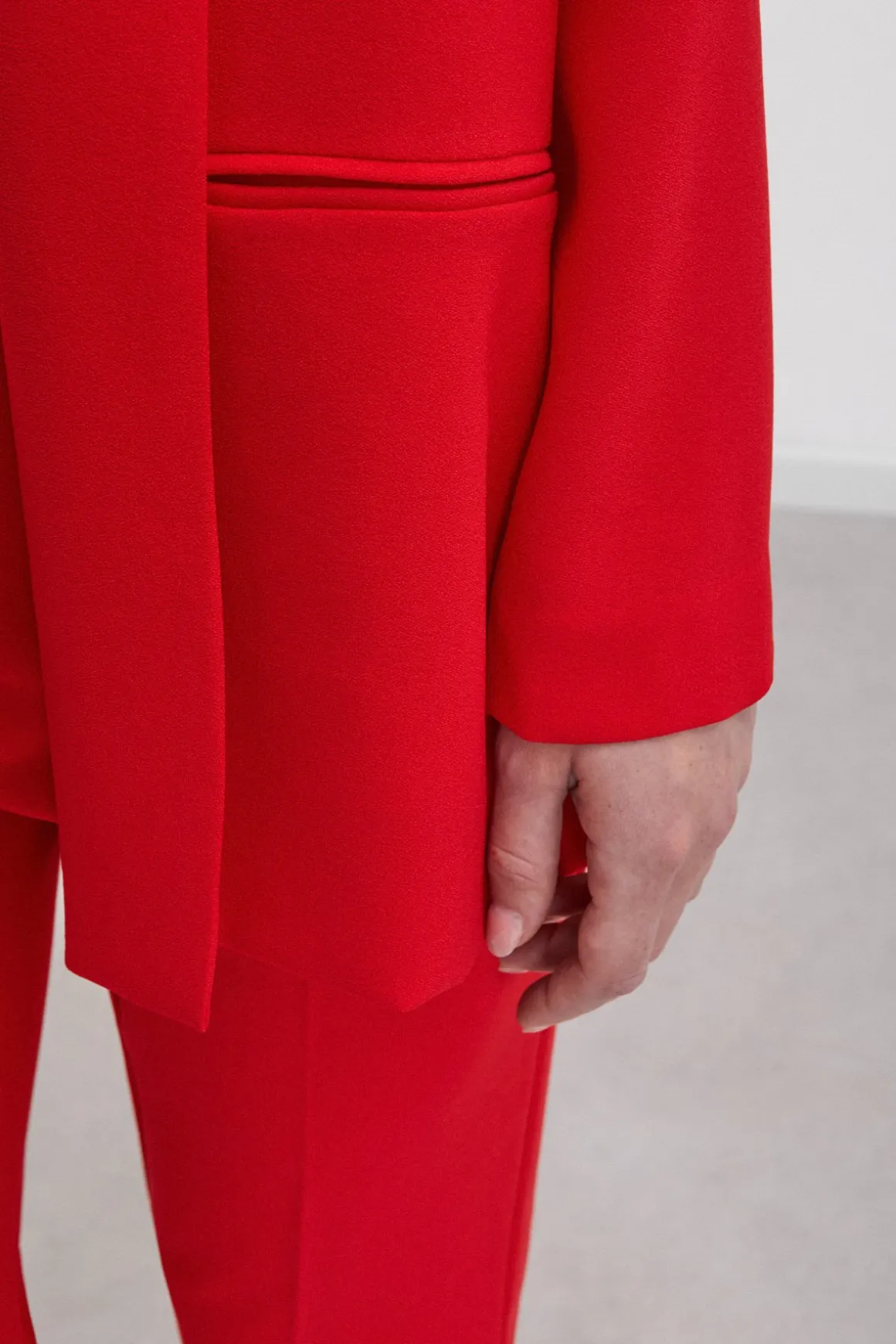 Veste blazer sans boutons