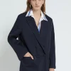 Veste croisée en coton