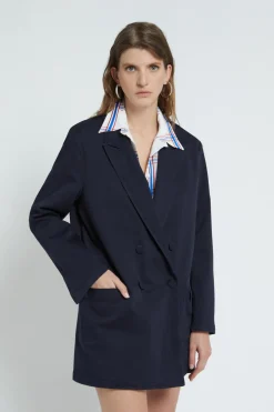 Veste croisée en coton