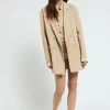Veste croisée en coton