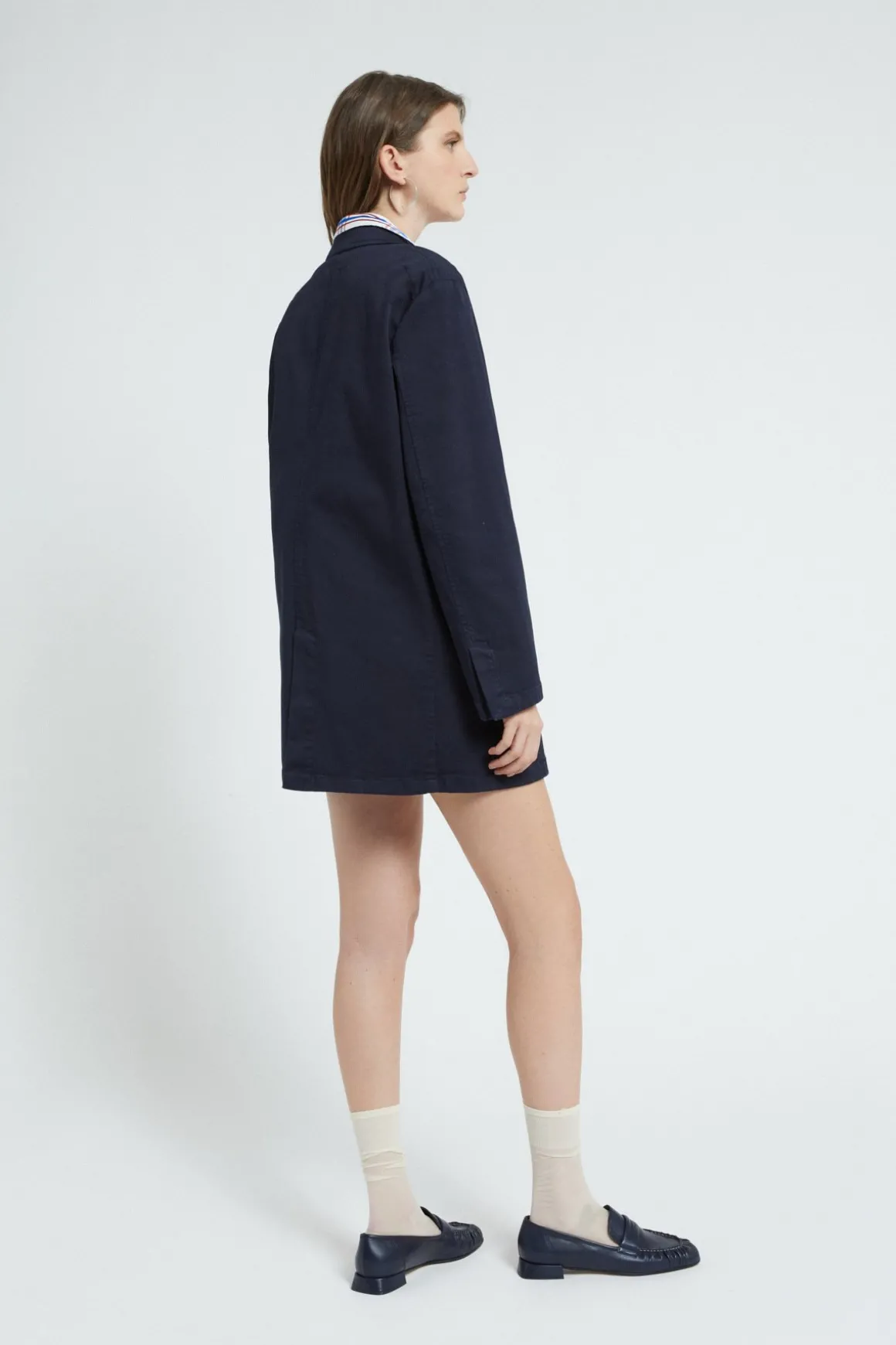 Veste croisée en coton