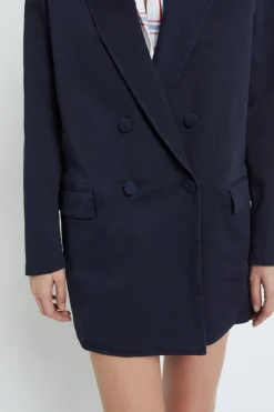 Veste croisée en coton