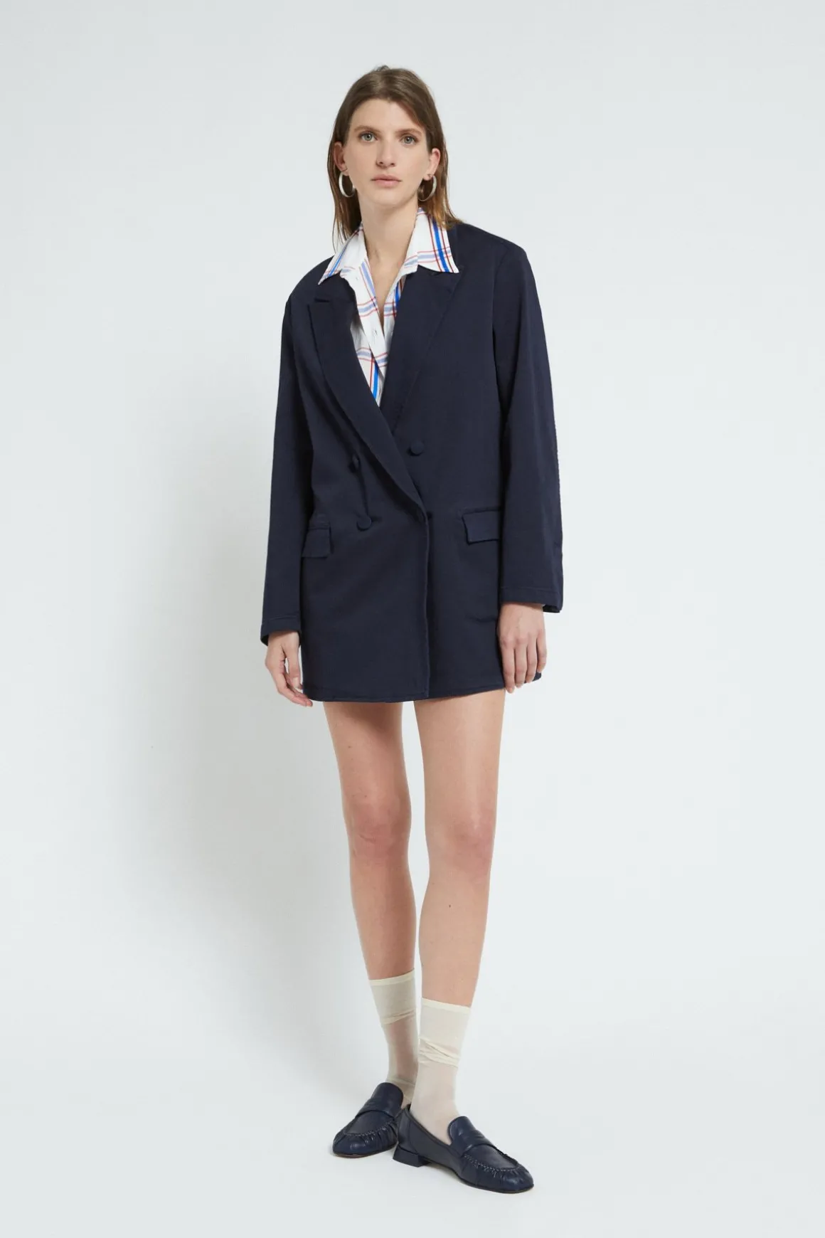 Veste croisée en coton