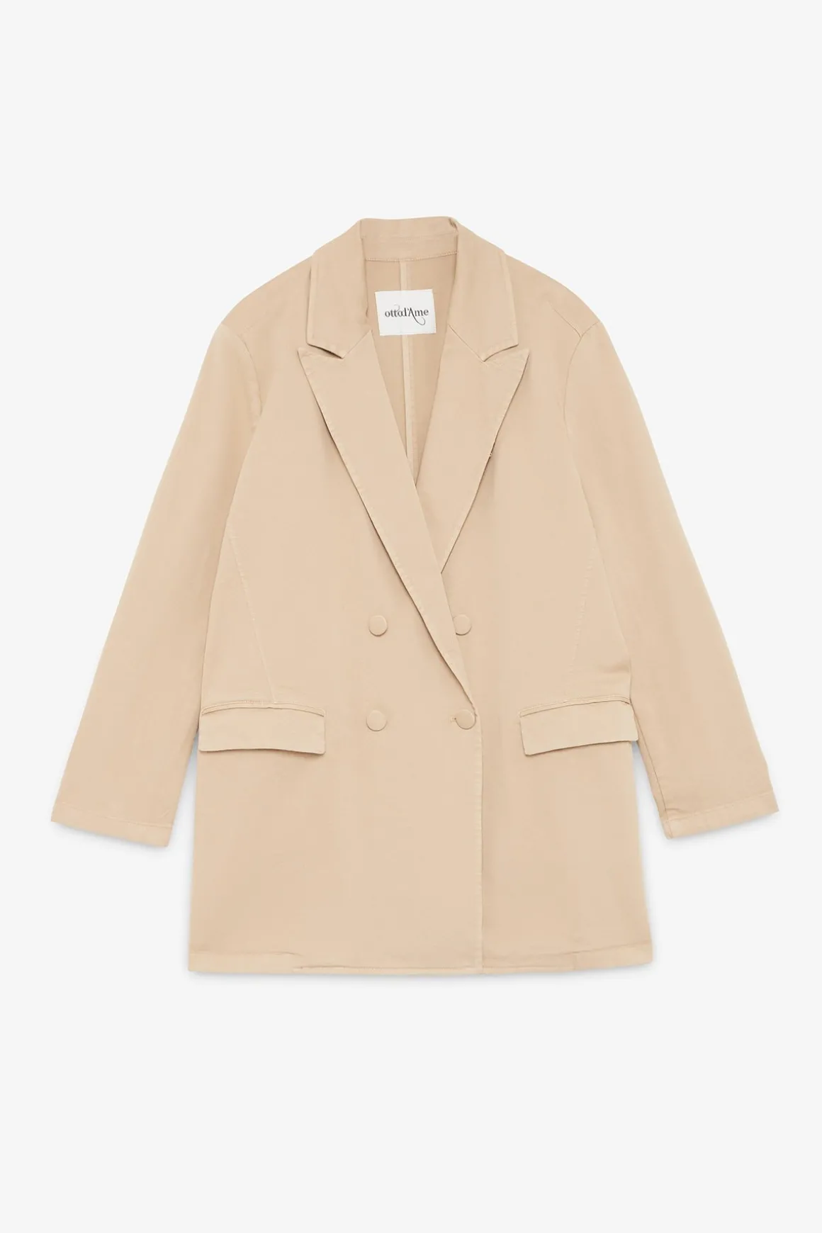 Veste croisée en coton