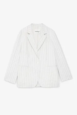 Veste en coton froissé
