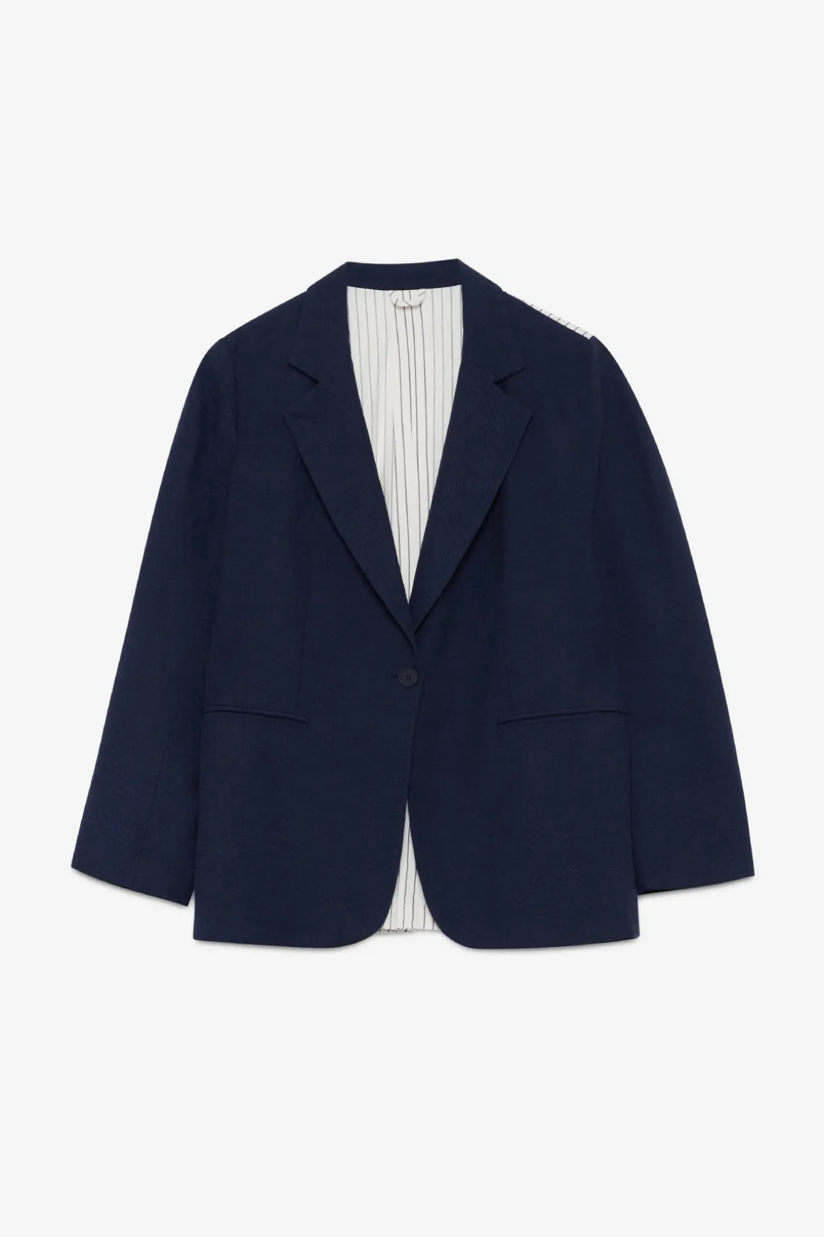 Veste en lin en double tissu