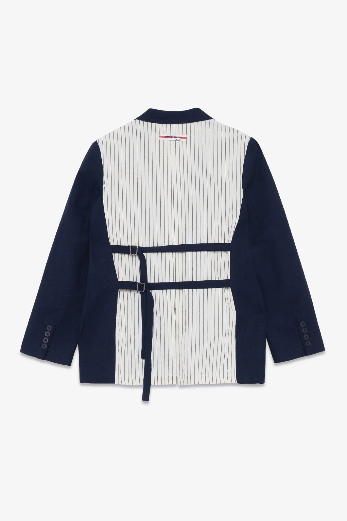 Veste en lin en double tissu