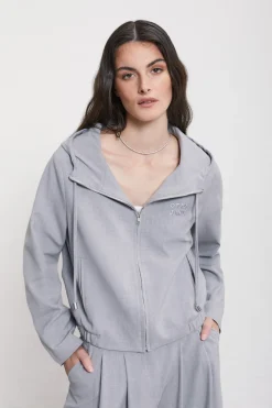 Veste en molleton avec zip