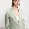 Veste en viscose et lin