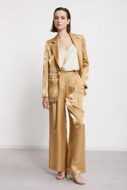 Veste en viscose et lin