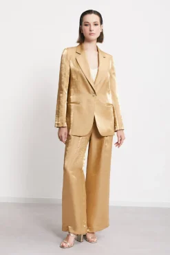 Veste en viscose et lin