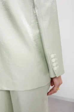 Veste en viscose et lin