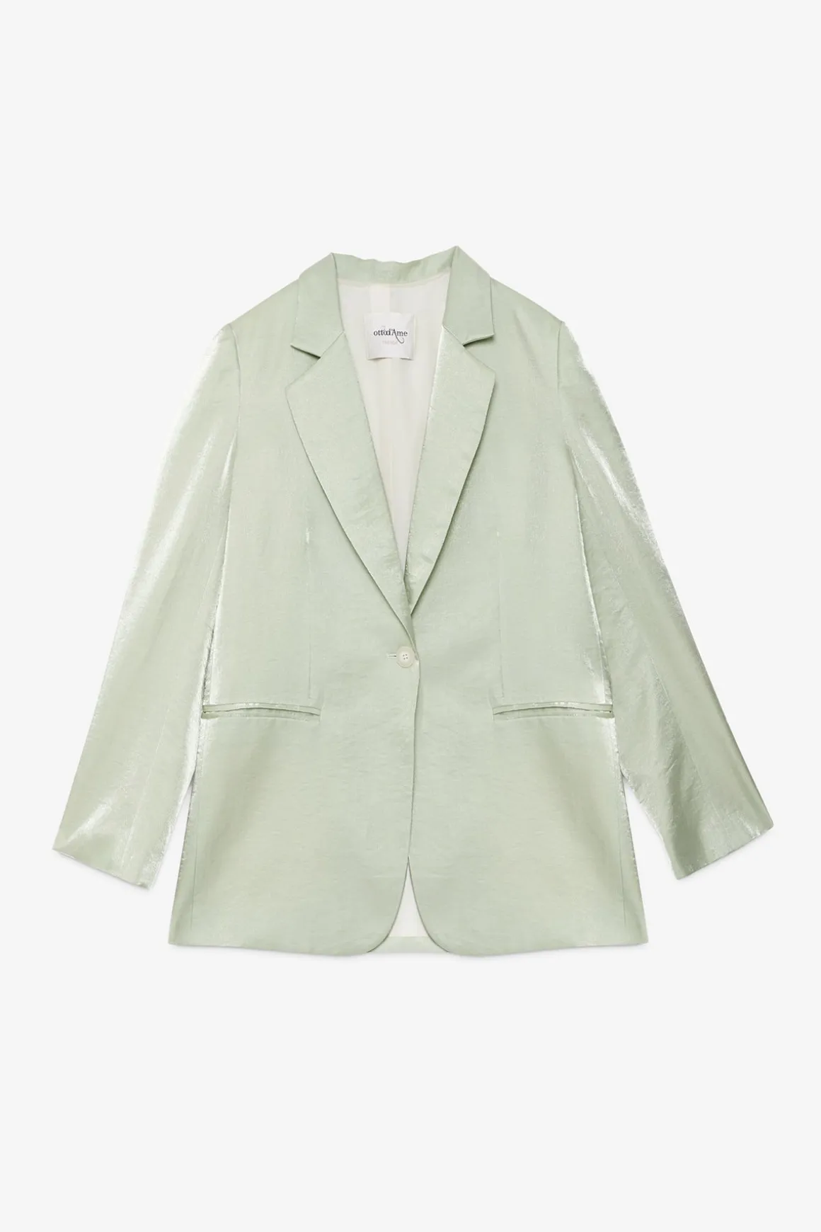 Veste en viscose et lin
