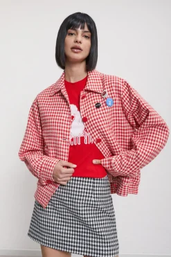 Veste imprimé vichy