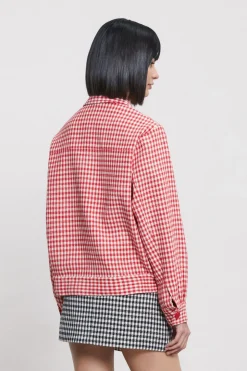 Veste imprimé vichy