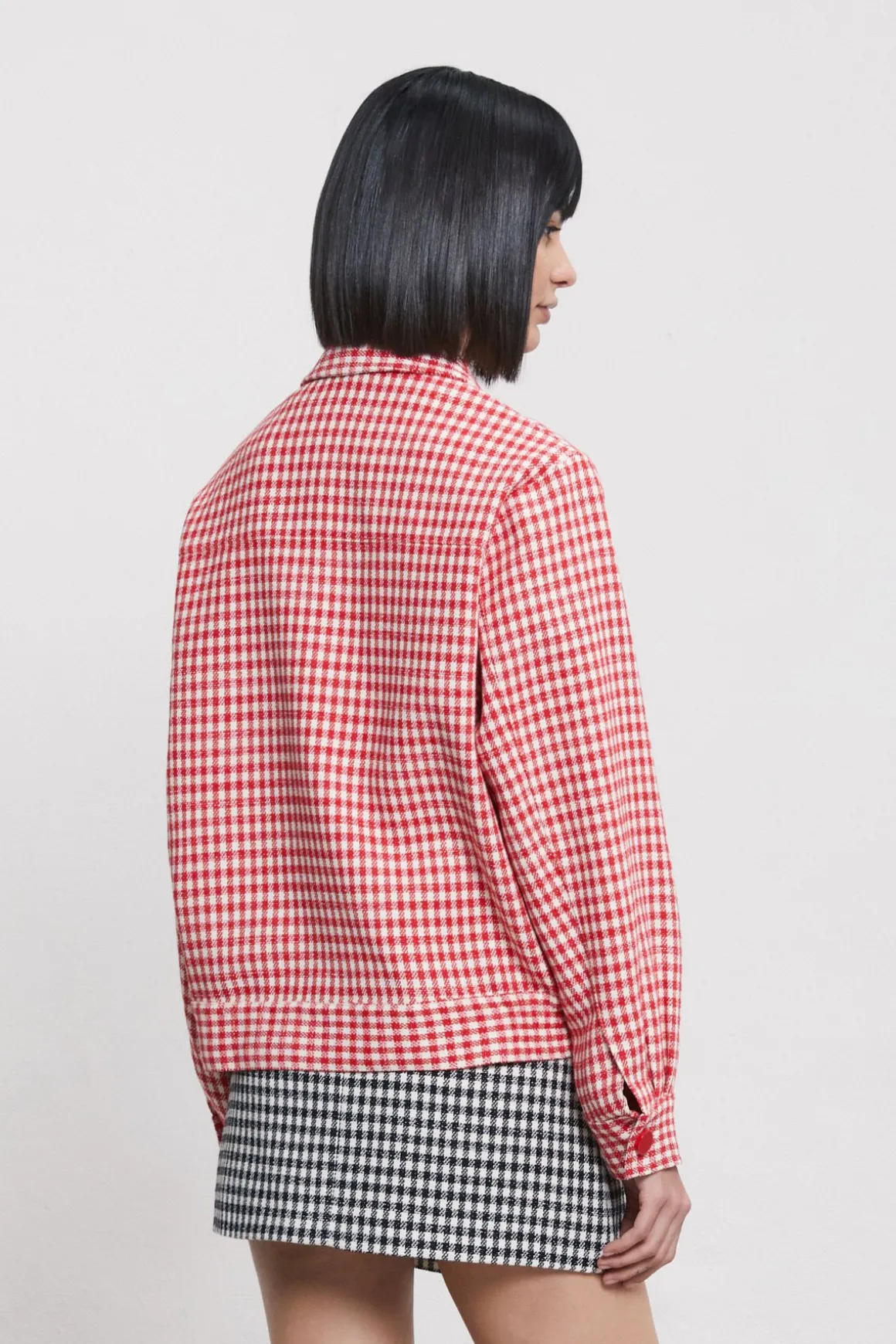 Veste imprimé vichy