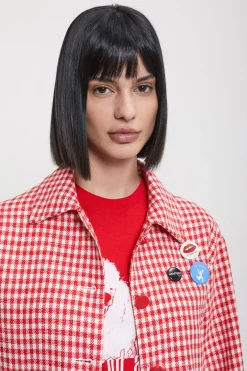Veste imprimé vichy