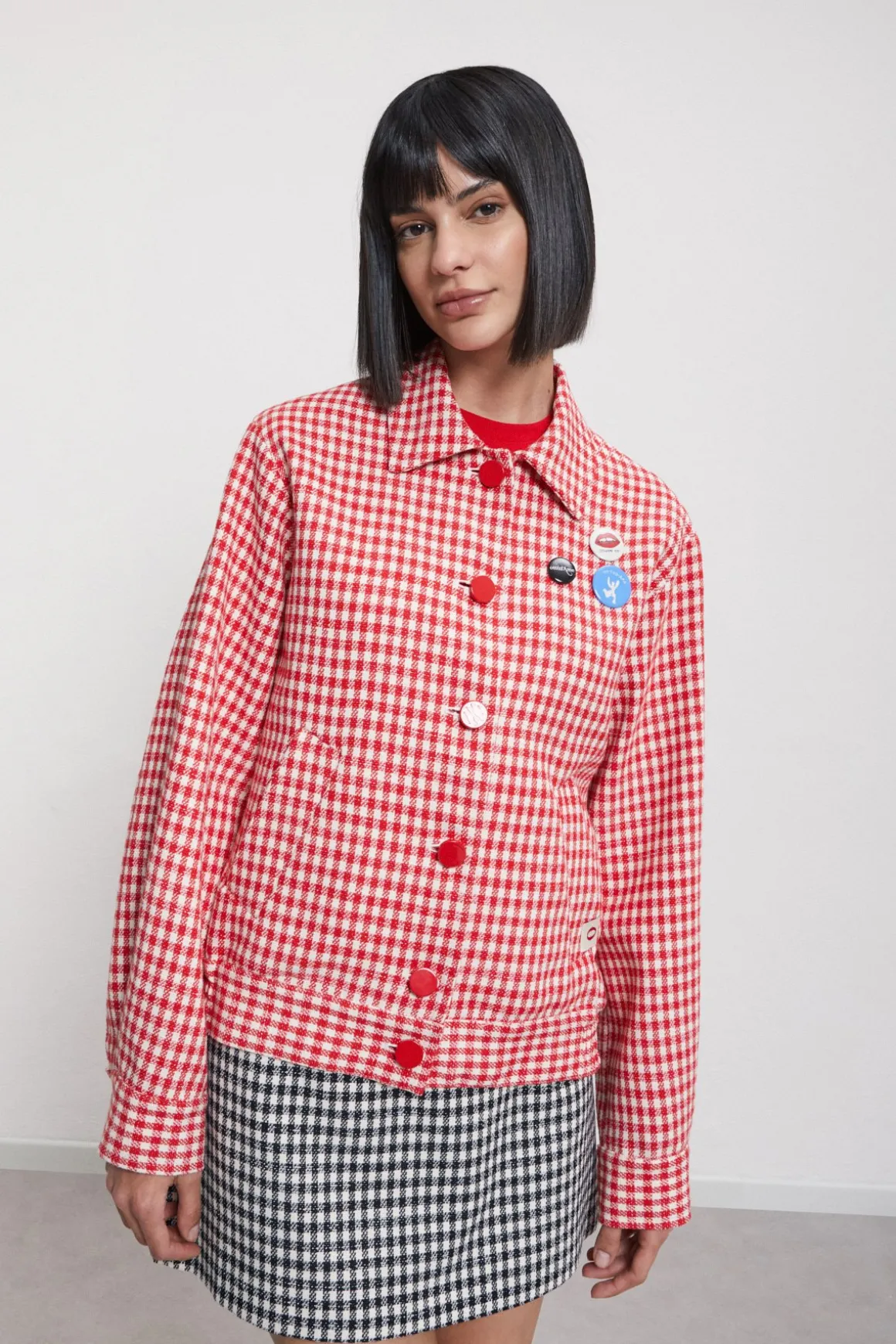 Veste imprimé vichy