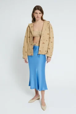 Veste style sweat shirt en coton