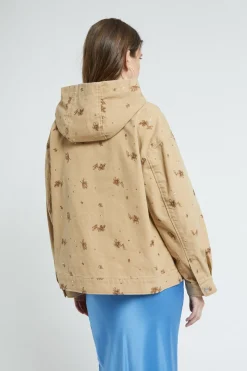 Veste style sweat shirt en coton