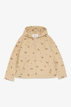 Veste style sweat shirt en coton